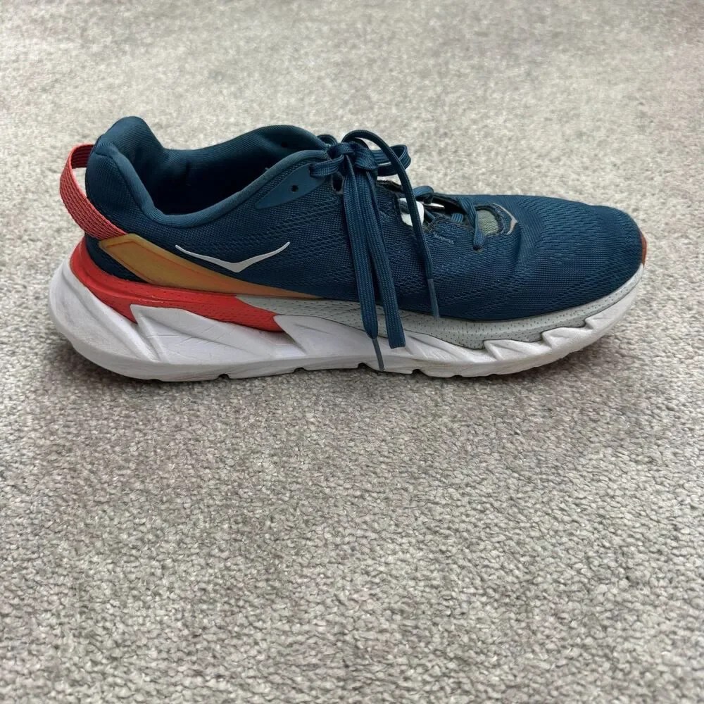 Hoka One One Elevon 2 Womens Size 10.5 Blue Red Profly Running Sneaker Low Top